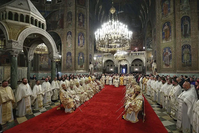 Политици и дипломати на литургия на патриарха в "Св. Александър Невски"