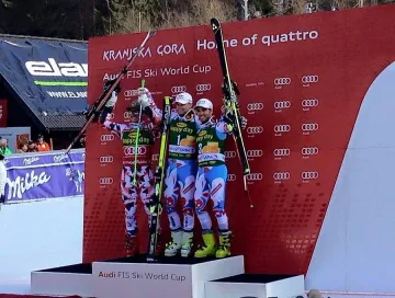 Пинтуро спечели гигантския слалом в Кранска Гора