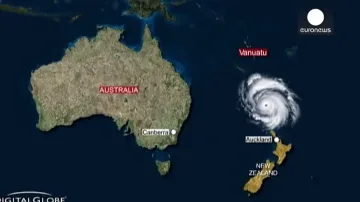 Циклонът Пам връхлита с 250 км/ч (ВИДЕО)