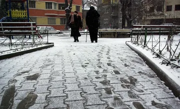 Жълт код за сняг в четири области на страната