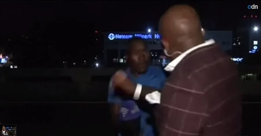 Обраха репортер в ефир (ВИДЕО)