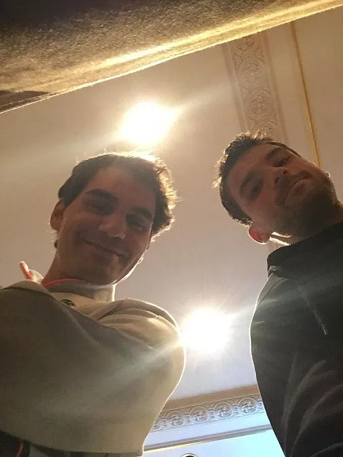 Гришо и Федерер със селфи преди големия мач 