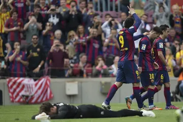 "Барса" поведе в Испания след бой над "Райо"