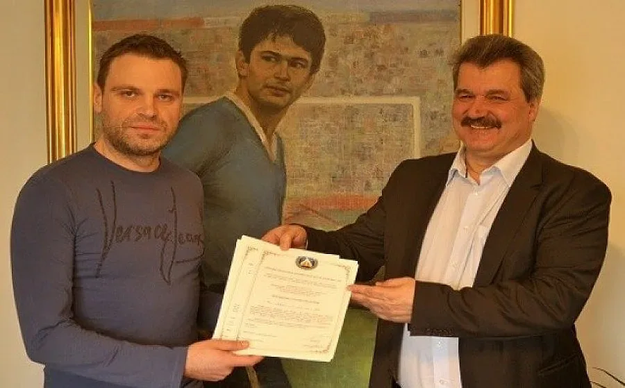 "Левски" благодари на фирма за дарение