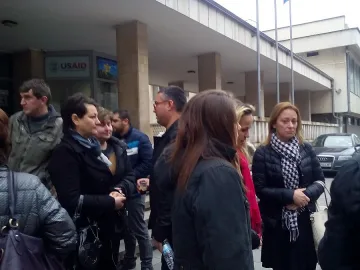 Протести на старта на делото за смъртта на Паоло