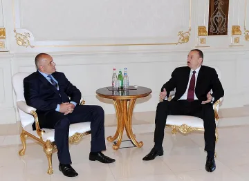 Бойко разказва на Алиев за газовия хъб