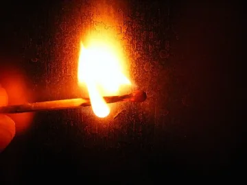 Пожар вилня в апартамент