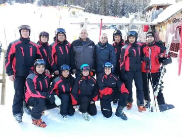 Наши военни на ски състезание в Алпите