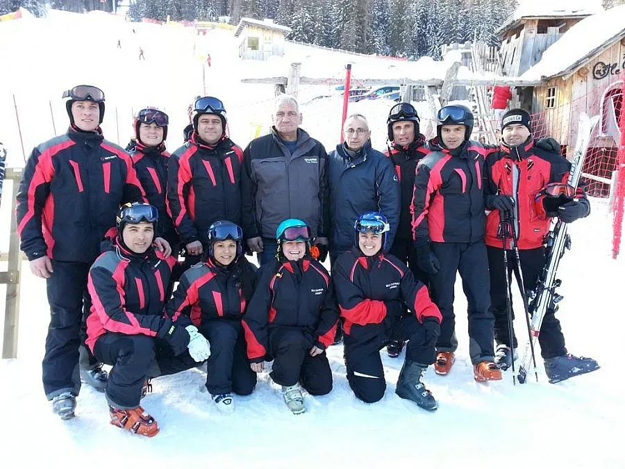 Наши военни на ски състезание в Алпите
