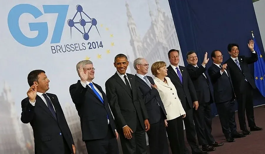 Г-7 поиска спиране на сраженията в Донбас