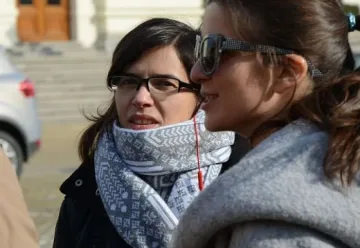 Плевнелиева се появи на протест с "Икономедиа"