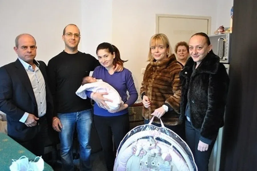 Орисаха първото бебе на Русе