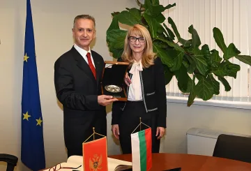 Горица Грънчарова с ключова среща с председателя на Сметната палата на Черна гора