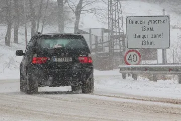 Ледът спря автобусите в Силистра