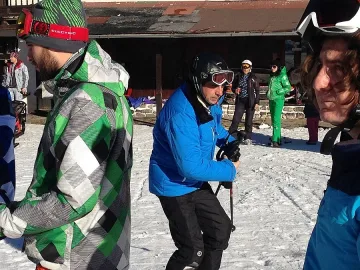 Президентът на ски в Пирин 