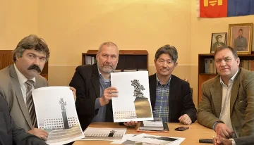 Паметник на "Кирилицата" за 24 май в Монголия