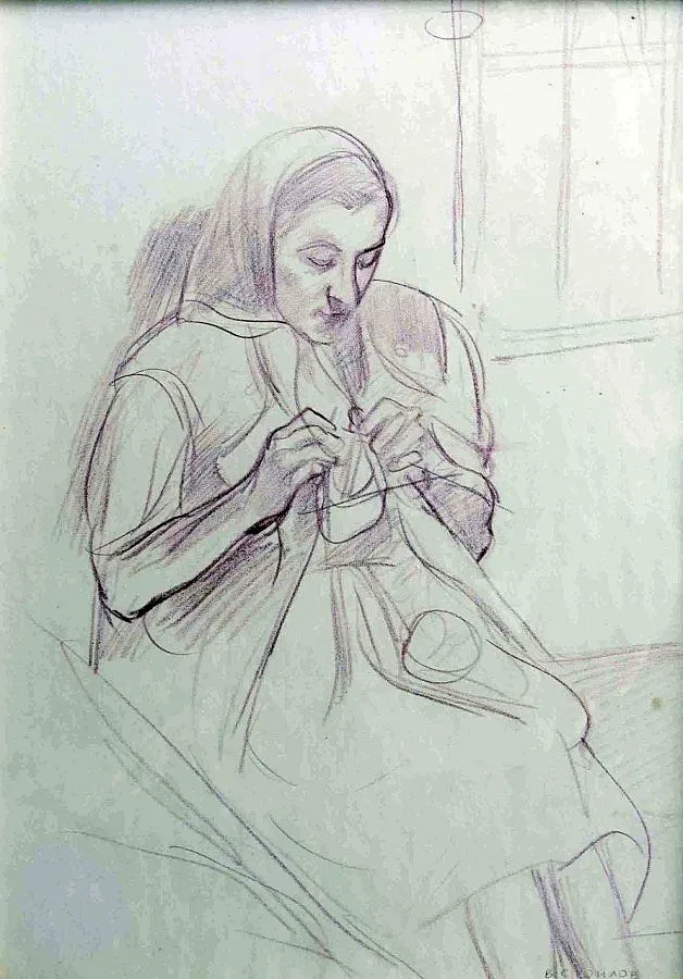 Рисунки на Васил Стоилов в Нов български