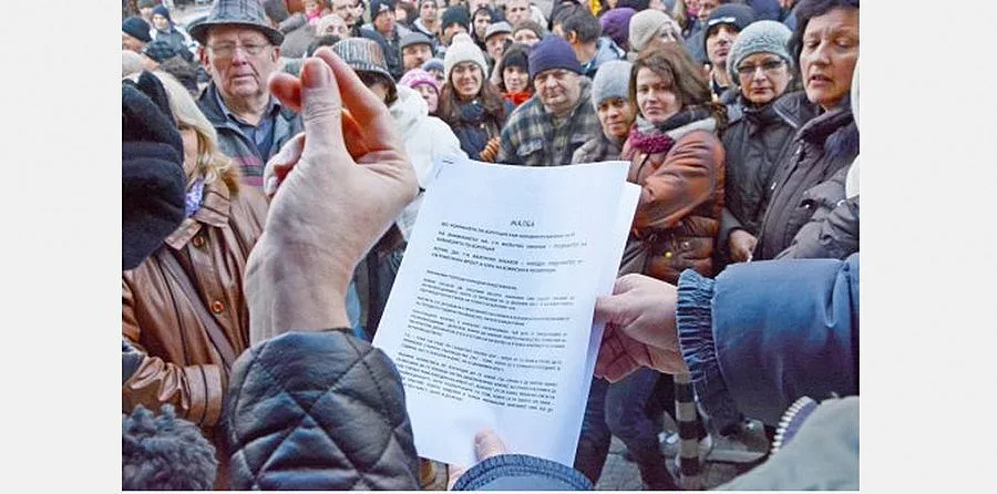 Протест на глухи срещу ръководството на съюза им