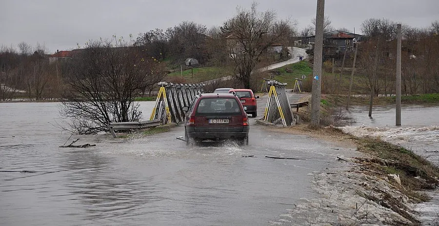 Опасност от висока вода в Хасково