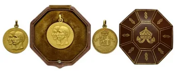 Продават на търг сватбен медал на цар Борис III и царица Йоана