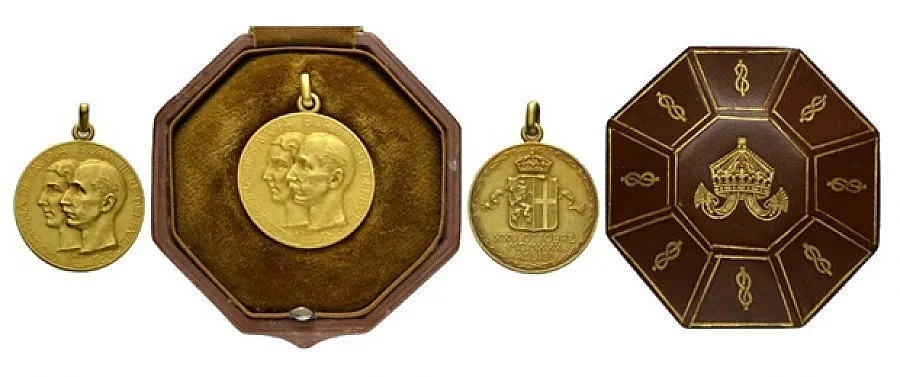 Продават на търг сватбен медал на цар Борис III и царица Йоана