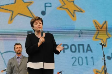 Борисов и Плевнелиев се срещат с Кристалина Георгиева