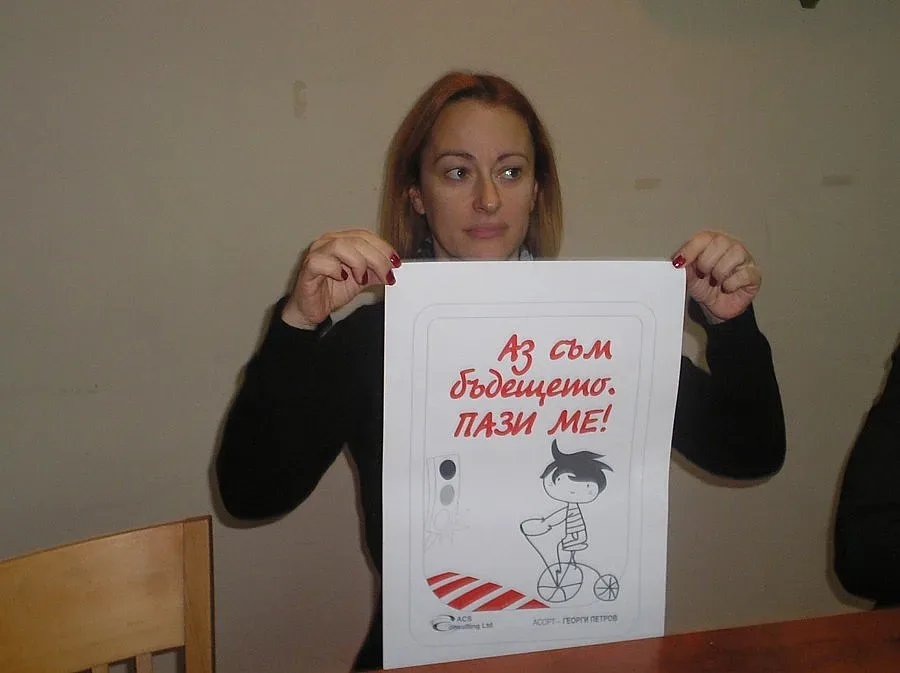 Майката на Паоло е лице на кампания за безопасност по пътищата