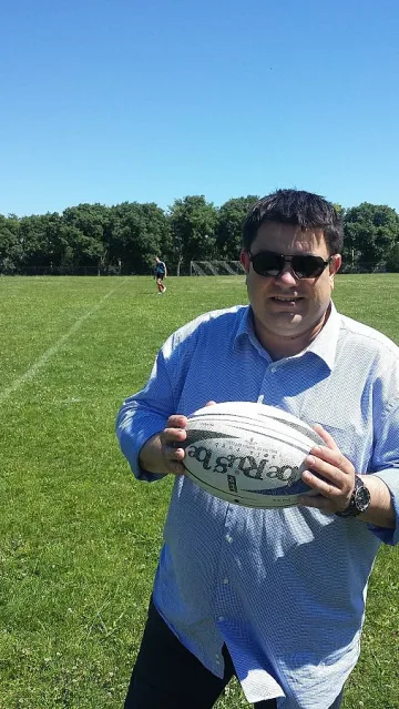 Наши ръгбисти в кулите близнаци