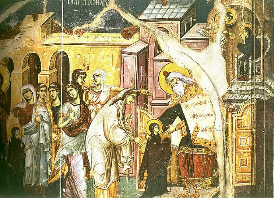 Богородица закриля семейството