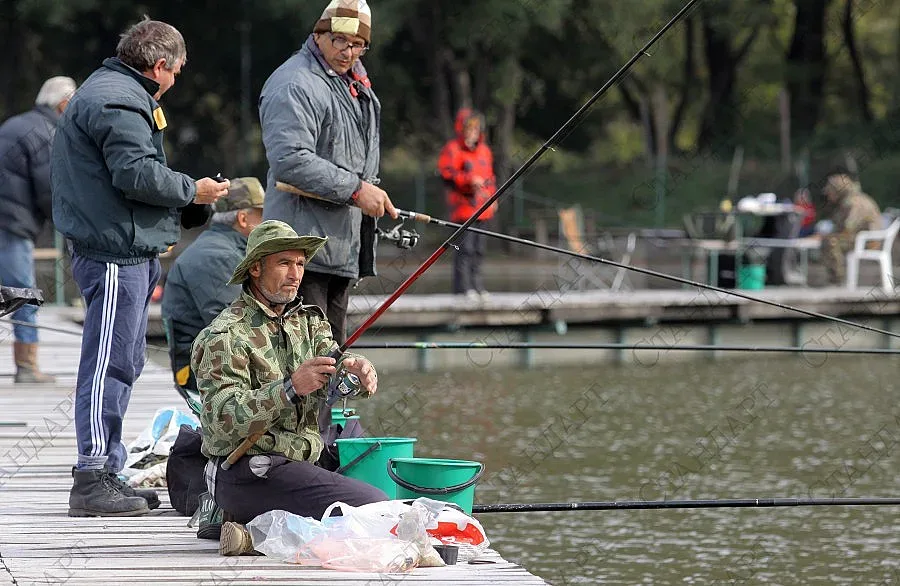 Видри ядат рибата срещу Никулден