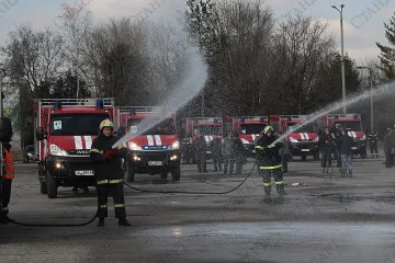 Пожар изпепели завода за електроника край Несебър