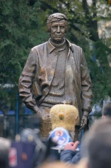 Паметникът на Марков открит от трима президенти