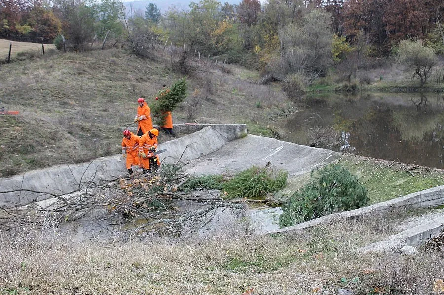 Тактическо занятие край микроязовир Плазище