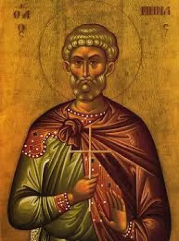 Свети Мина загива като Божий воин