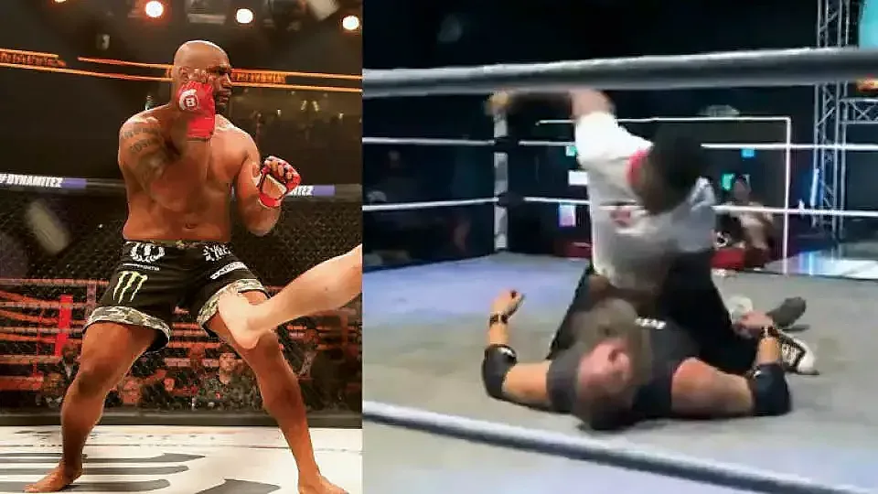 Синът на ММА легенда вкара кечист в болница