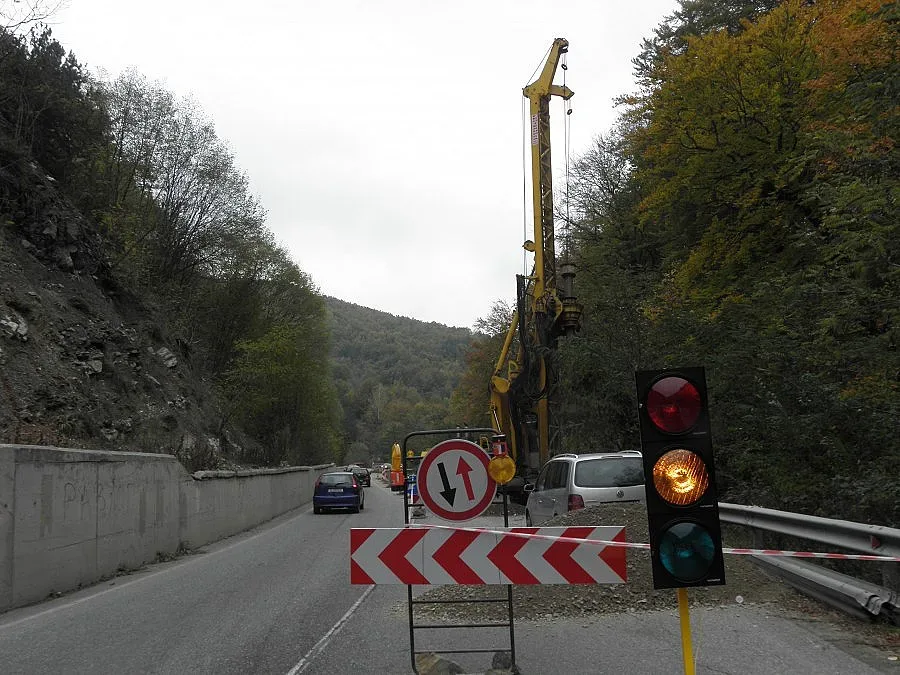 Правителтвото отпусна 950 000 лева за укрепването на пътя за Банско