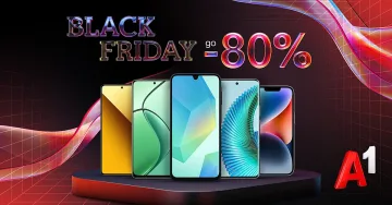 Black Friday оферти от А1: Селекция смартфони на водещи марки с до 80% отстъпка