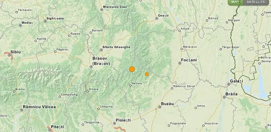Трус 4,5 по Рихтер усетиха край Вранча