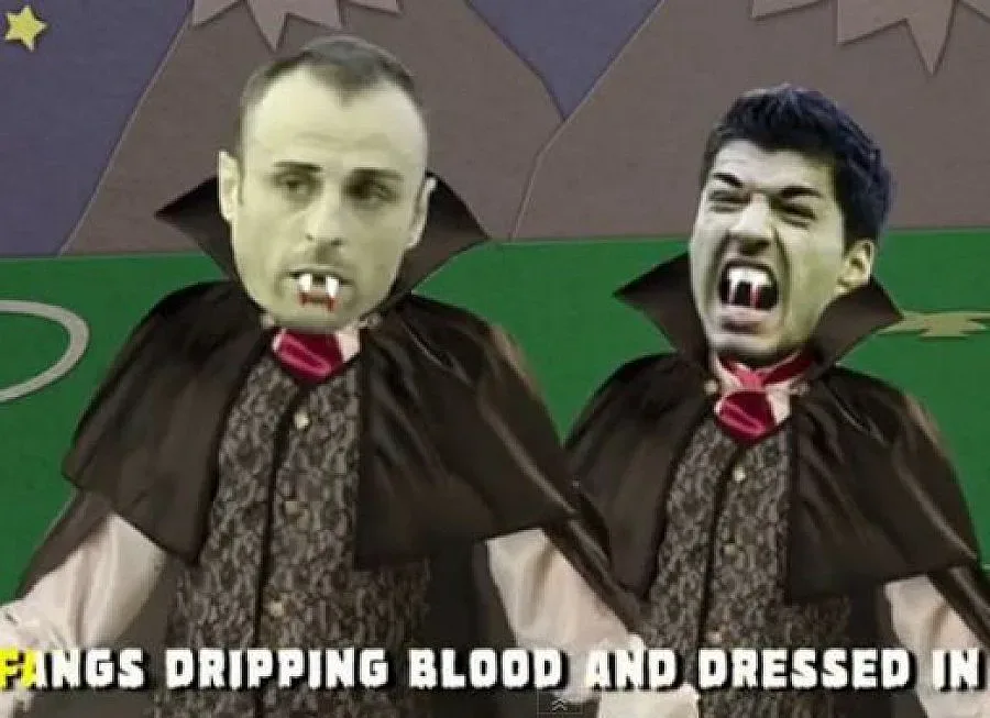 Бербатов смуче кръв за Хелоуин