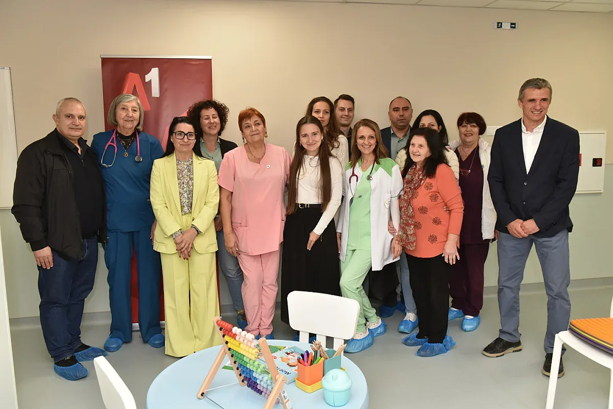 Отвори врати напълно преобразеното с подкрепата на А1 детско отделение в МБАЛ – Ботевград