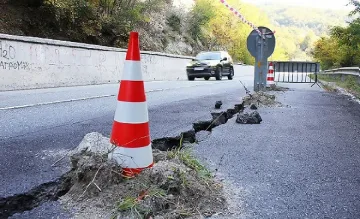 Без камиони за Банско, ако свлачището се активира