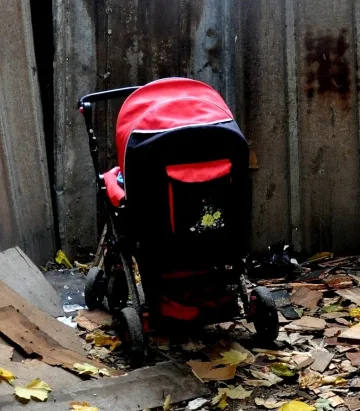 Контрабандистка скри цигари в количката на бебе