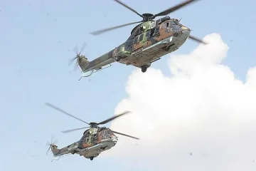 Военната авиация тренира над София