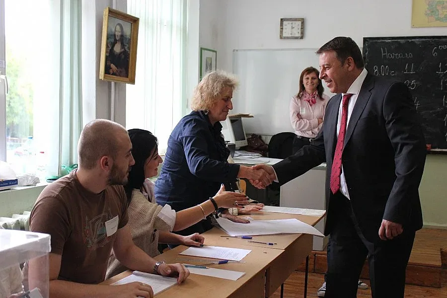 Кмет гласува на празника на града