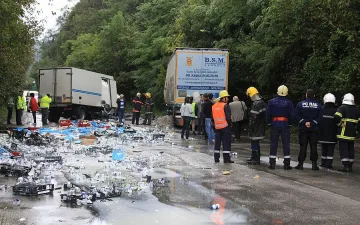 Шофьор загина в челен сблъсък на два тира