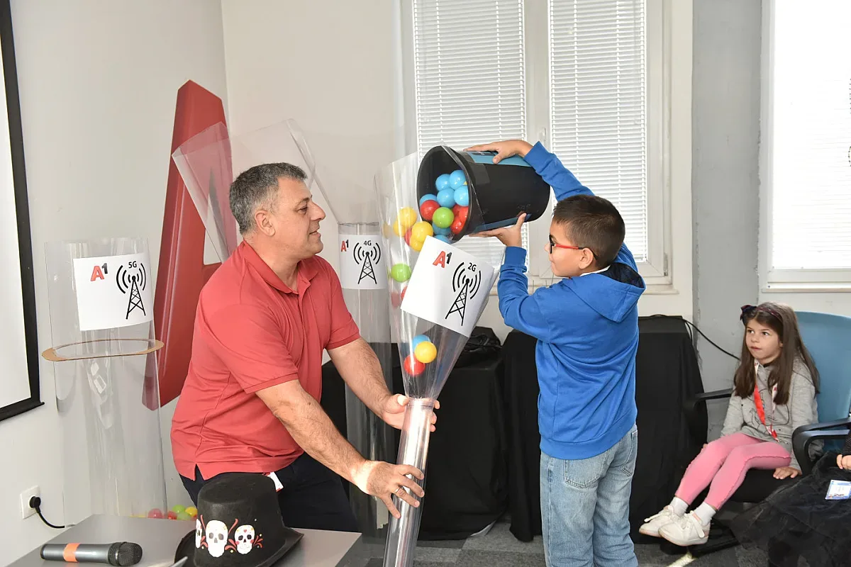 A1 Tech or Treat: 220 деца на служители на А1 отбелязаха Хелоуин