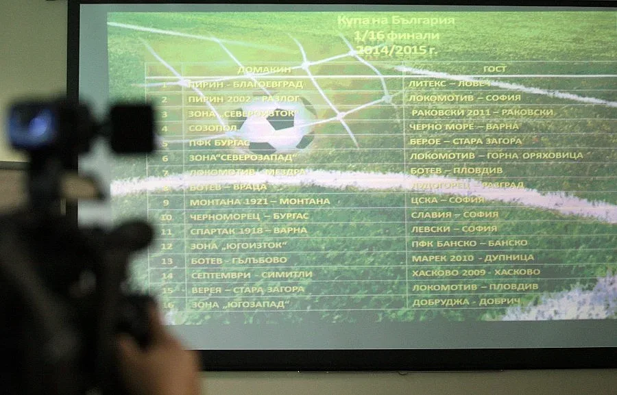 Ясни съдийските наряди за Купата на България