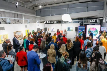 Млади творци от НХА участваха в специална изложба на ПромениКартинката и Орбико България
