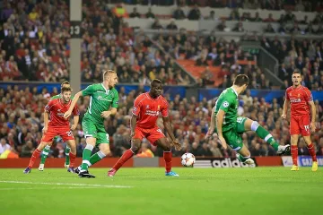 Спорна дузпа реши драматичния сблъсък "Ливърпул" - "Лудогорец"