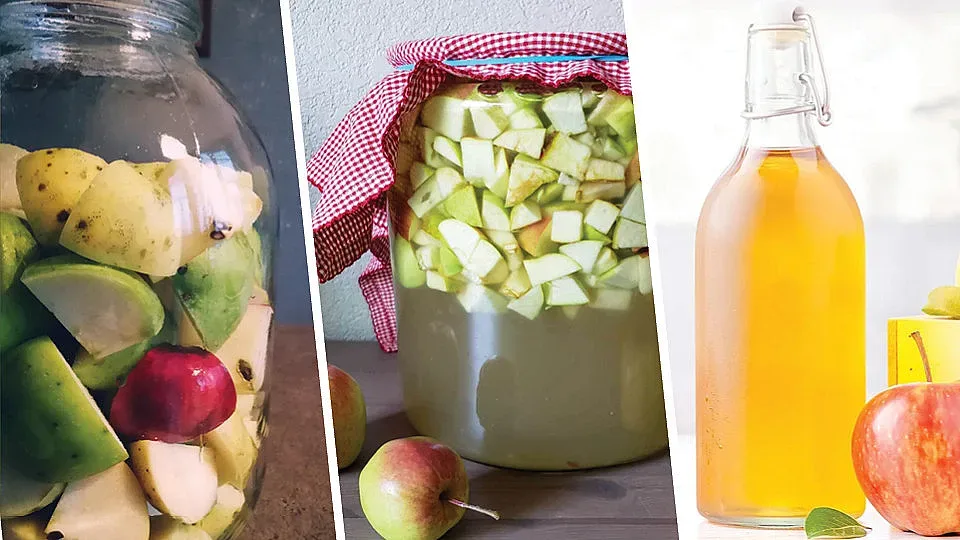 Без консерванти! Домашен ябълков оцет